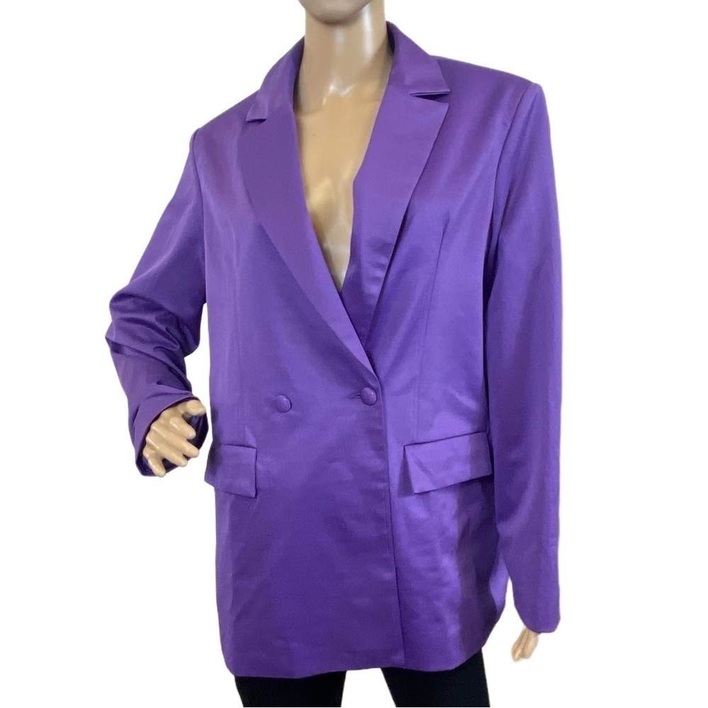 Extro & Vert - Purple Suit Jacket - Medium - New With Tags